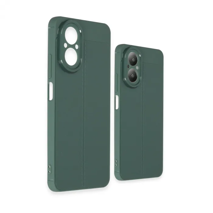 Realme 12 Lite Kılıf Auto Focus Kapak - Koyu Yeşil