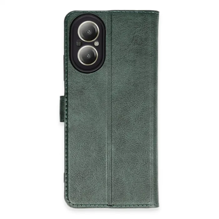 Realme 12 Lite Kılıf Trend S Plus Kapaklı Kılıf - Yeşil