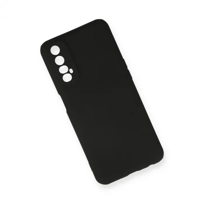 Realme 7 Kılıf First Silikon - Siyah