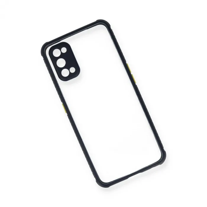 Realme 7 Pro Kılıf Miami Şeffaf Silikon - Lacivert