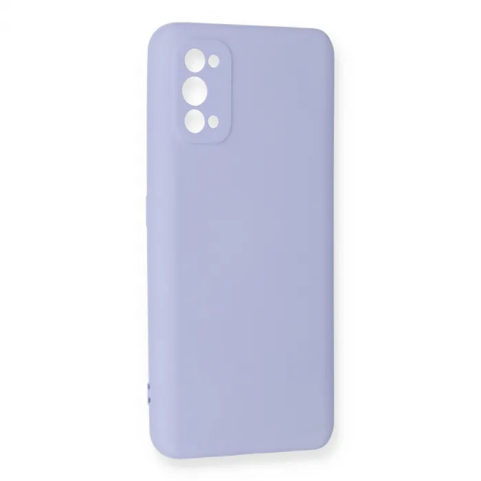 Realme 7 Pro Kılıf Nano İçi Kadife Silikon - Lila