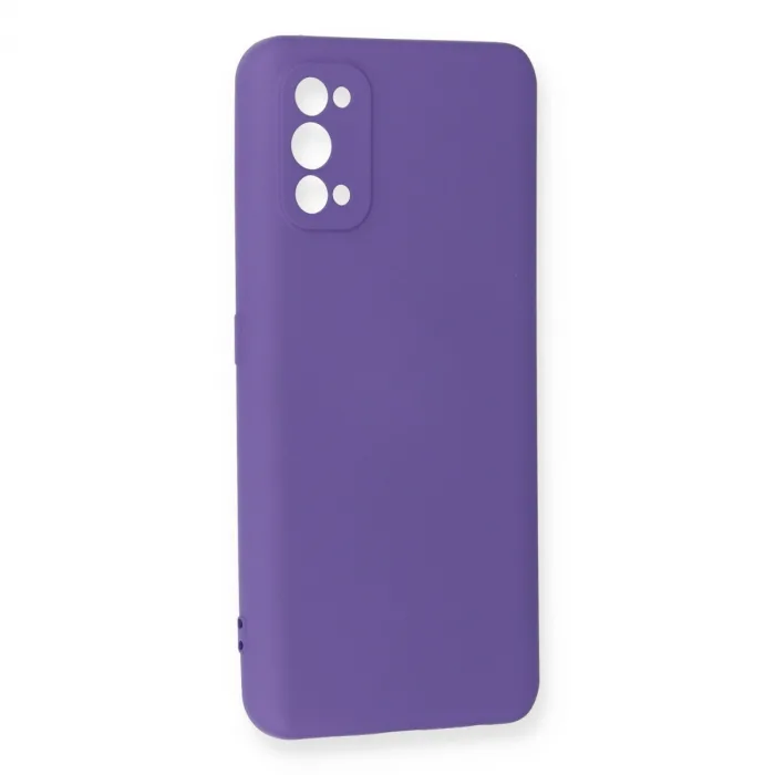Realme 7 Pro Kılıf Nano İçi Kadife Silikon - Mor