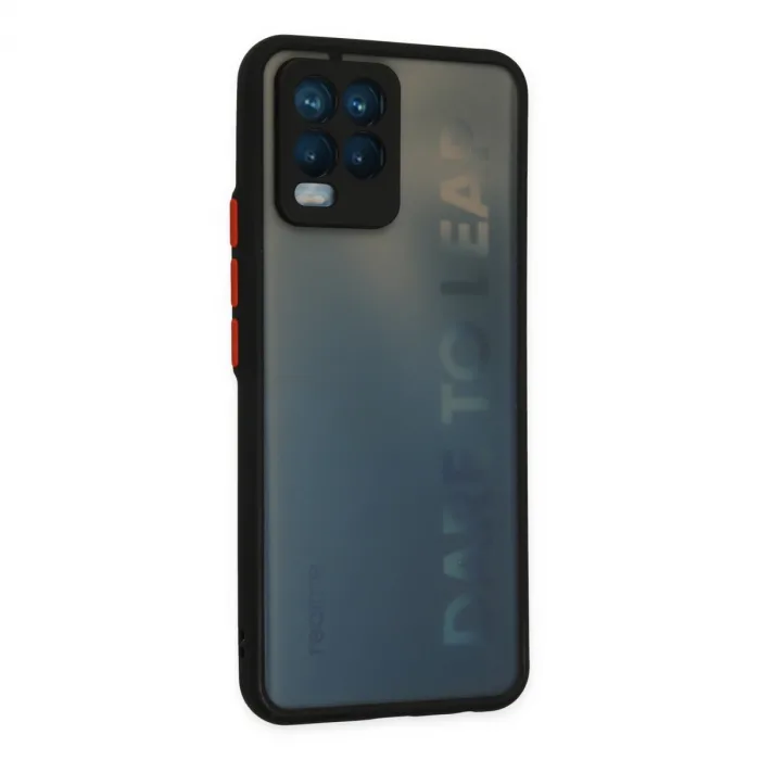 Realme 8 Kılıf Montreal Silikon Kapak - Siyah