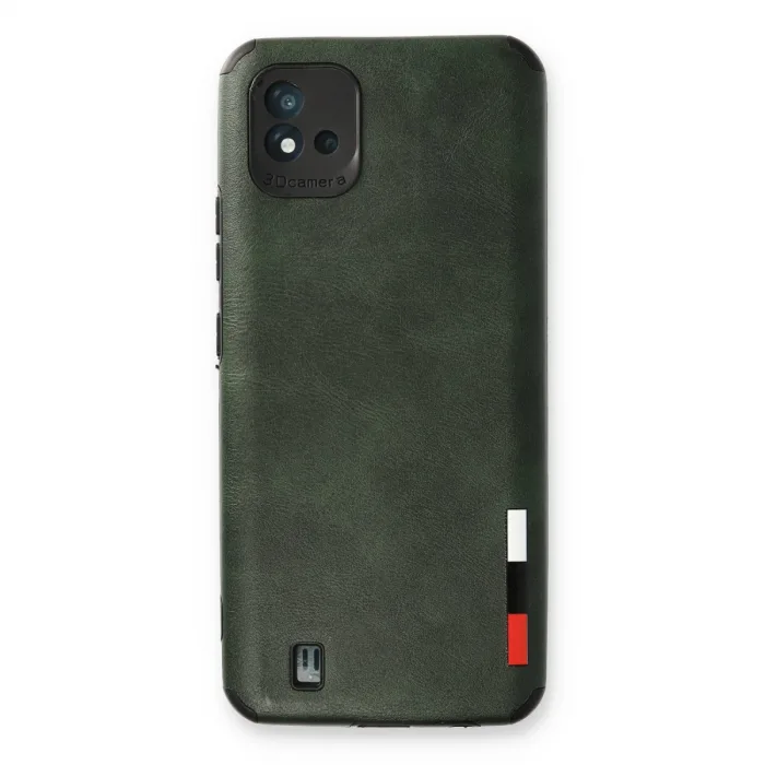 Realme C11 2021 Kılıf Loop Deri Silikon - Yeşil
