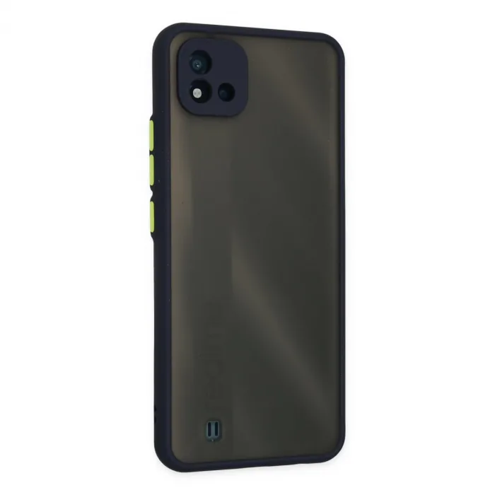 Realme C11 2021 Kılıf Montreal Silikon Kapak - Lacivert