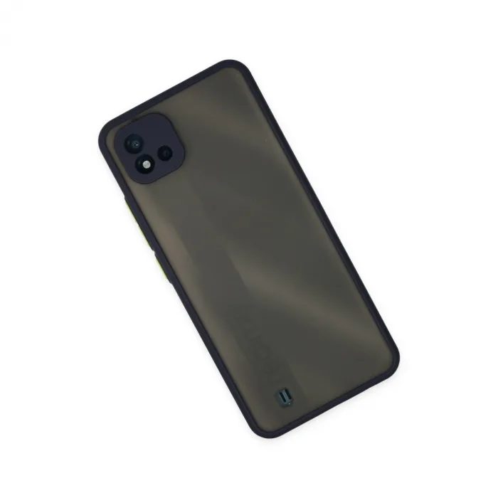 Realme C11 2021 Kılıf Montreal Silikon Kapak - Lacivert