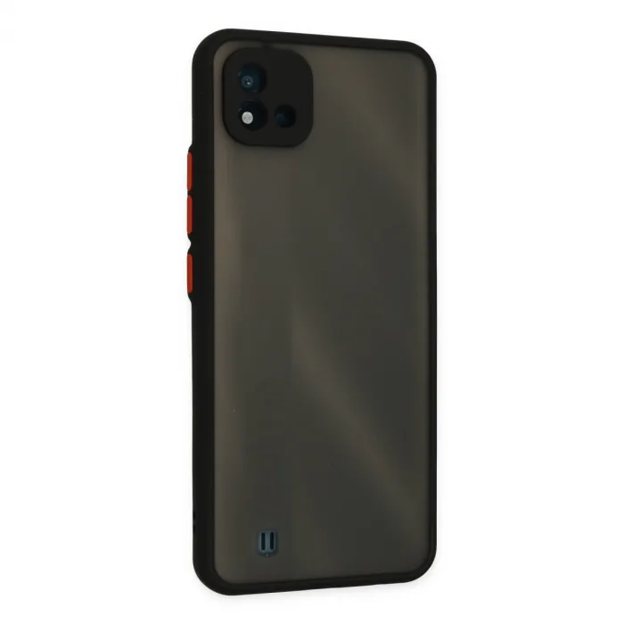 Realme C11 2021 Kılıf Montreal Silikon Kapak - Siyah