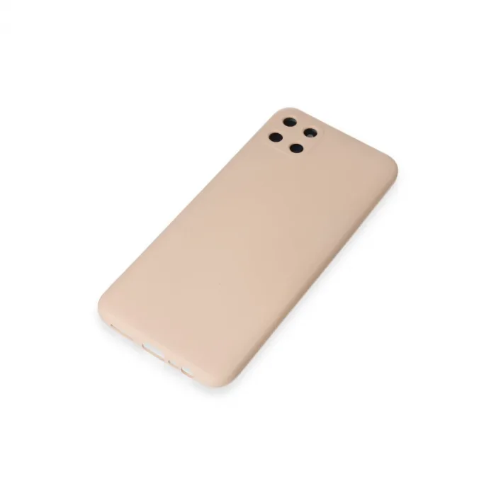 Realme C11 Kılıf Nano İçi Kadife Silikon - Pudra