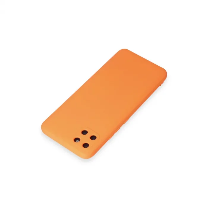 Realme C11 Kılıf Nano İçi Kadife Silikon - Turuncu