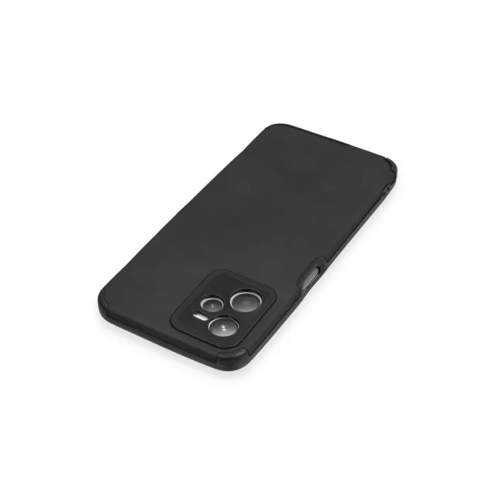 Realme C35 Kılıf Loop Deri Silikon - Siyah