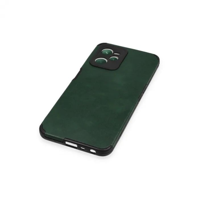 Realme C35 Kılıf Loop Deri Silikon - Yeşil