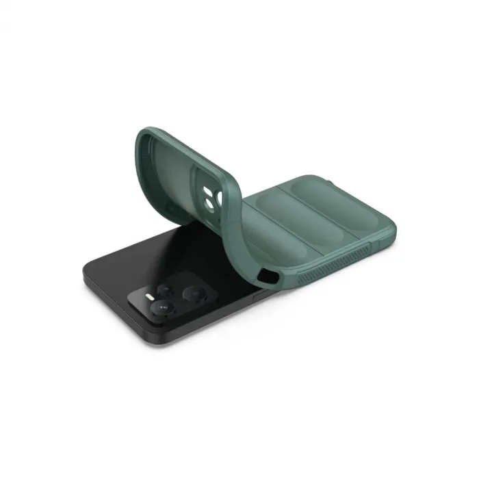 Realme C35 Kılıf Optimum Silikon - Koyu Yeşil