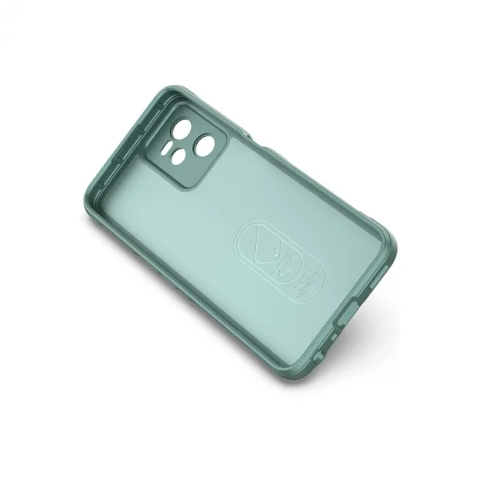 Realme C35 Kılıf Optimum Silikon - Koyu Yeşil