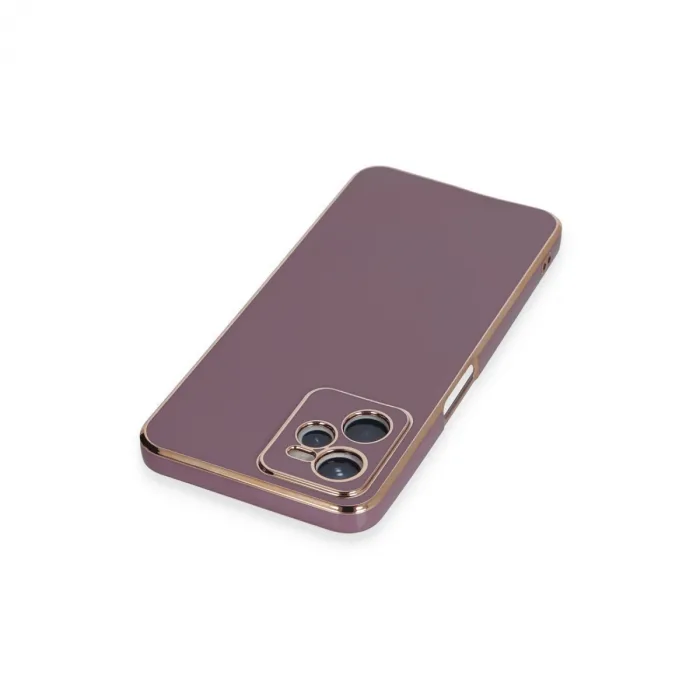 Realme C35 Kılıf Volet Silikon - Mor