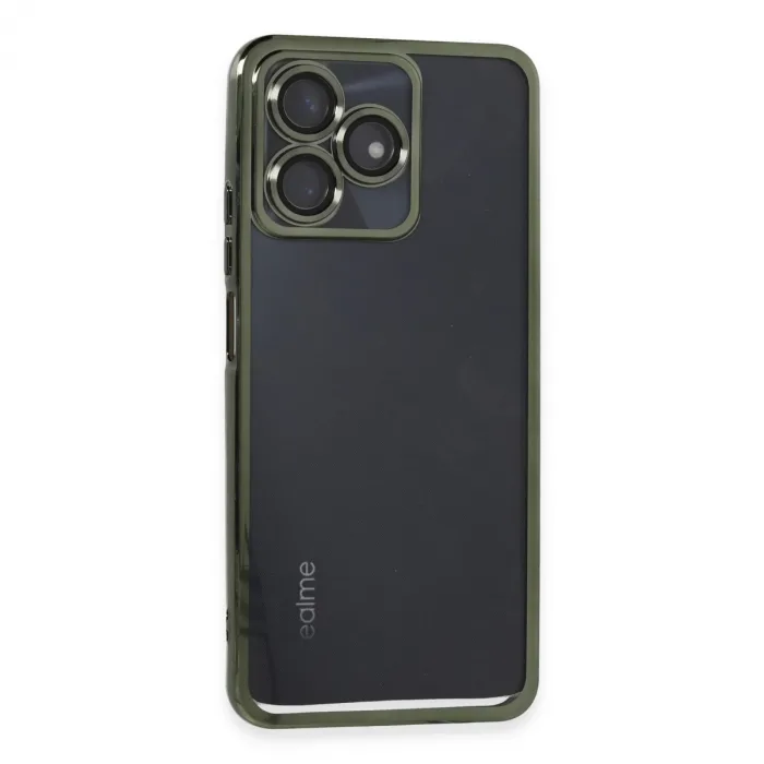 Realme C53 Kılıf Razer Lensli Silikon - Yeşil