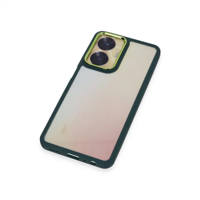 Realme C55 Kılıf Dora Kapak - Haki Yeşil