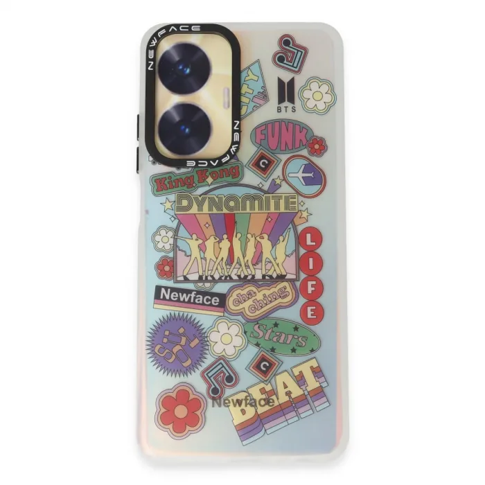 Realme C55 Kılıf Estoril Desenli Kapak - Estoril - 14