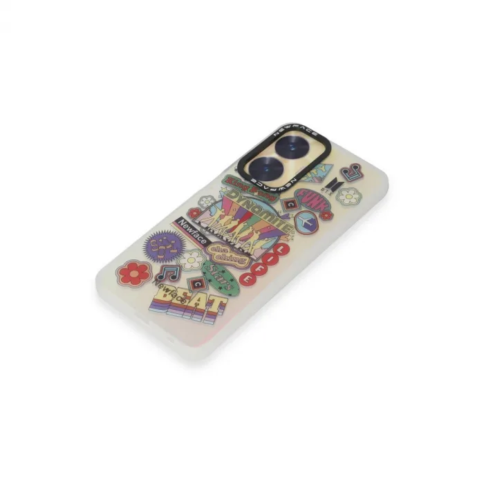 Realme C55 Kılıf Estoril Desenli Kapak - Estoril - 14