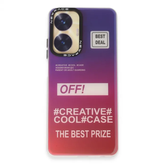 Realme C55 Kılıf Estoril Desenli Kapak - Estoril - 9