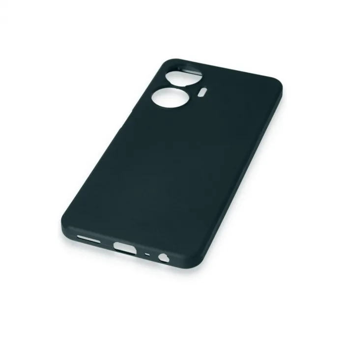 Realme C55 Kılıf First Silikon - Koyu Yeşil