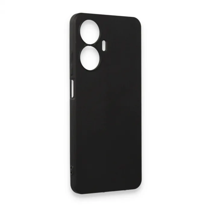 Realme C55 Kılıf First Silikon - Siyah