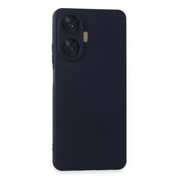 Realme C55 Kılıf Nano İçi Kadife Silikon - Lacivert