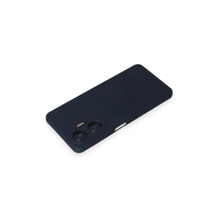 Realme C55 Kılıf Nano İçi Kadife Silikon - Lacivert