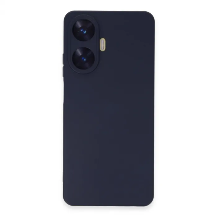 Realme C55 Kılıf Nano İçi Kadife Silikon - Mor