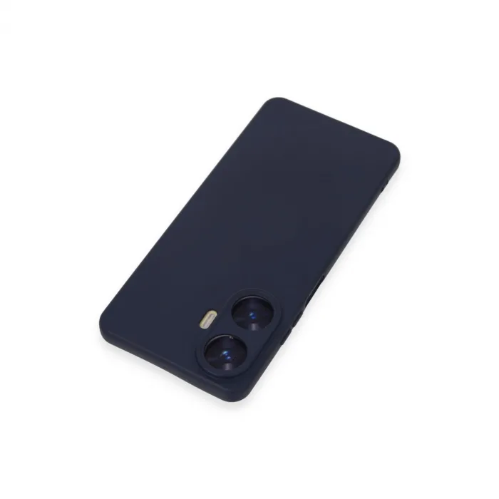 Realme C55 Kılıf Nano İçi Kadife Silikon - Mor