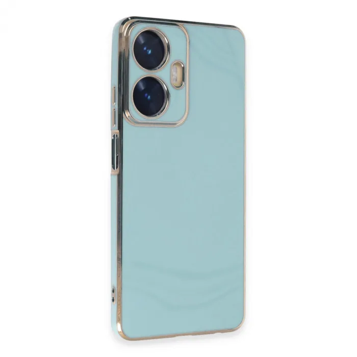 Realme C55 Kılıf Volet Silikon - Açık Yeşil