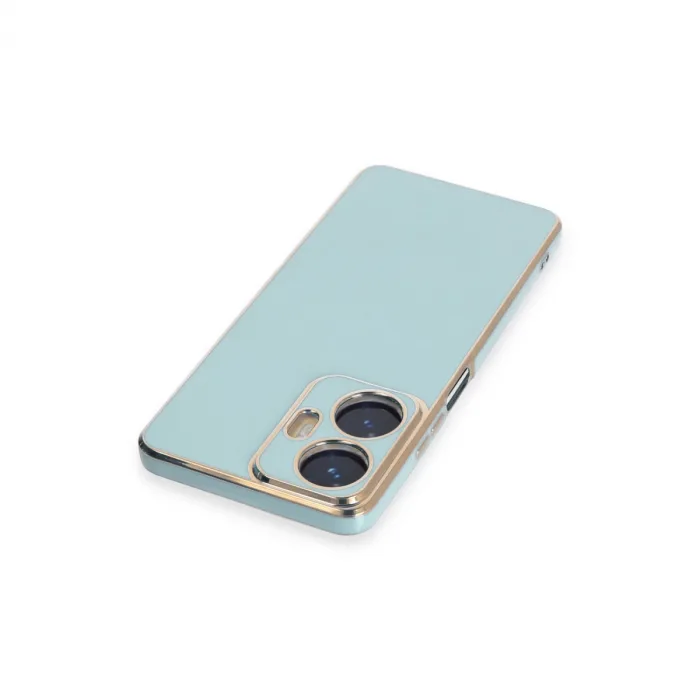 Realme C55 Kılıf Volet Silikon - Açık Yeşil