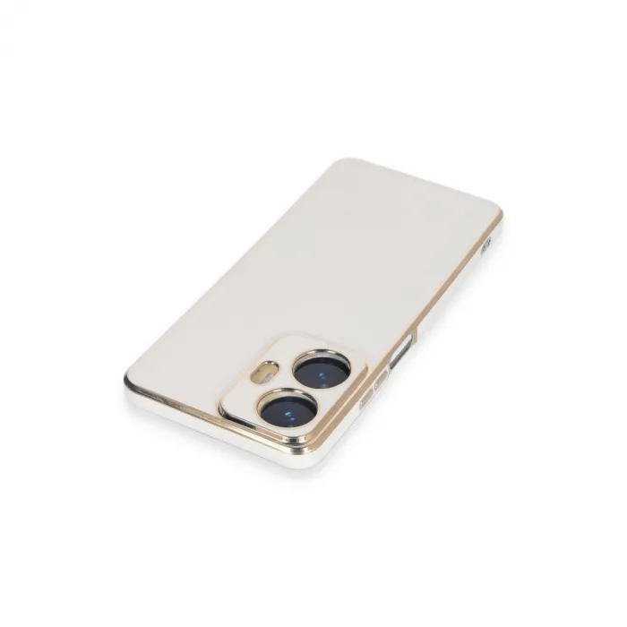 Realme C55 Kılıf Volet Silikon - Beyaz