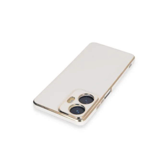 Realme C55 Kılıf Volet Silikon - Beyaz