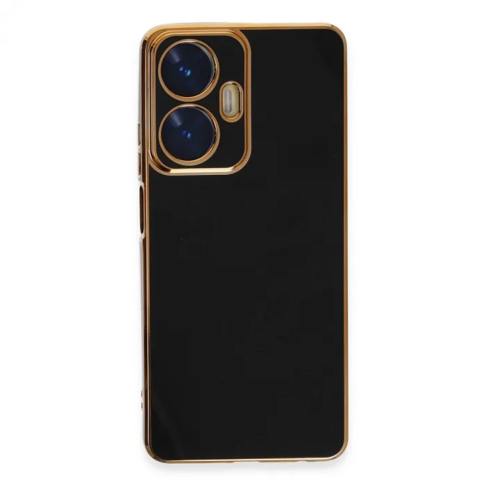 Realme C55 Kılıf Volet Silikon - Siyah