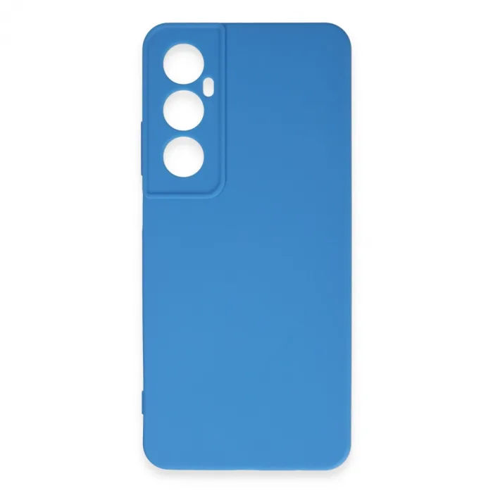 Realme C65 Kılıf First Silikon - Mavi