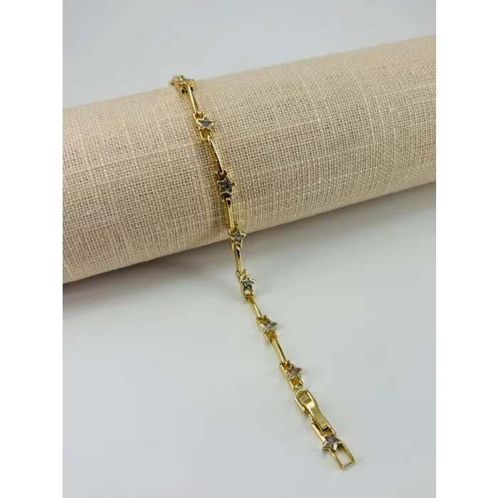 Renk  Pirinç Cm Bileklik 17+2 Cm  - Kbl0483