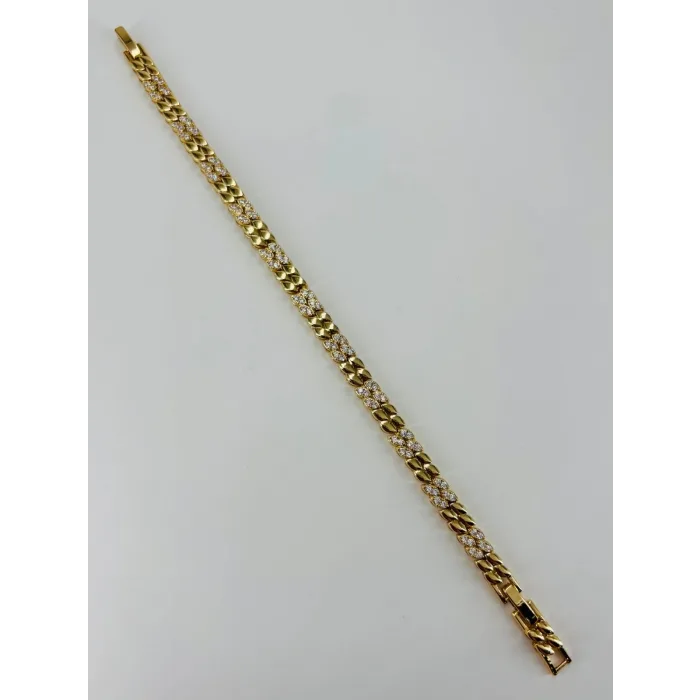 Renk  Pirinç Cm Bileklik 17+2 Cm  - Kbl0486