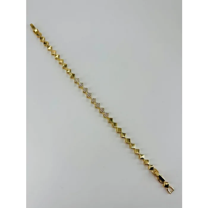 Renk  Pirinç Cm Bileklik 17+2 Cm  - Kbl0491