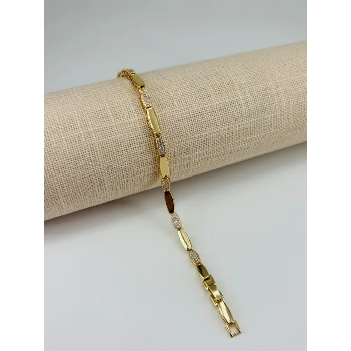 Renk  Pirinç Cm Bileklik 17+2 Cm  - Kbl0519