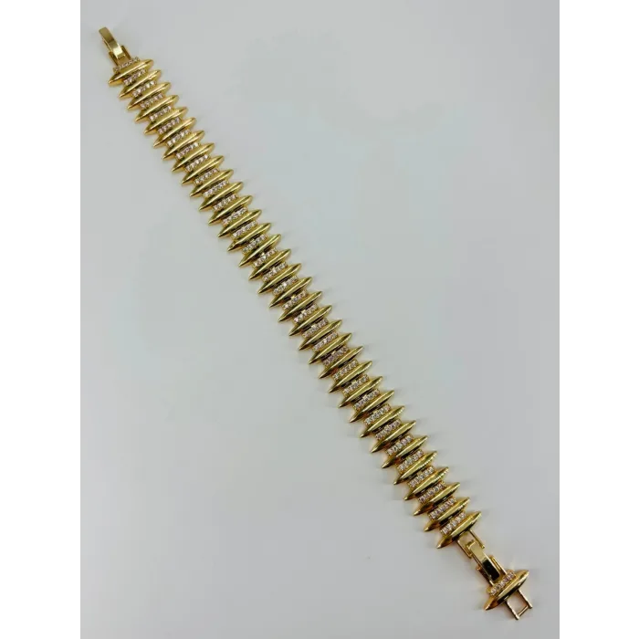 Renk  Pirinç Cm Bileklik 17+2 Cm  - Kbl0541