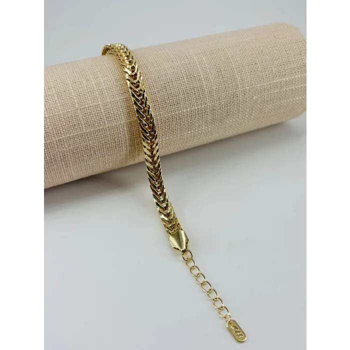 Renk  Pirinç Cm Bileklik 17+4 Cm  - Kbl0473