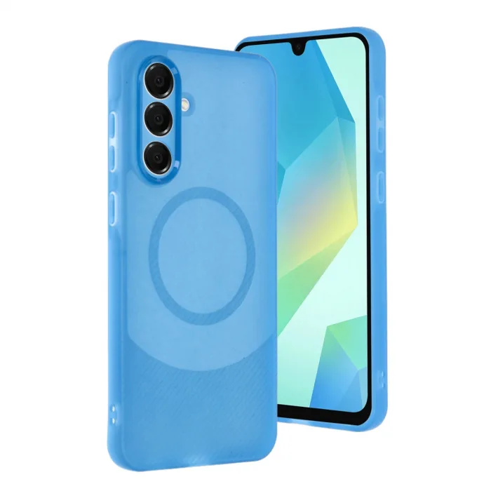 Samsung A16 5g Kılıf Maya Karbon Kapak - Mavi