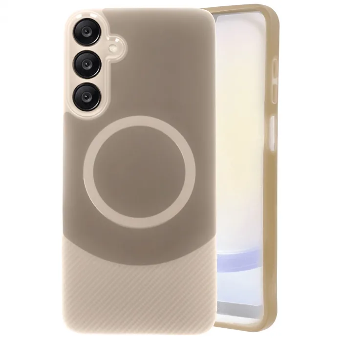 Samsung A26 Kılıf Maya Karbon Kapak - Kahverengi