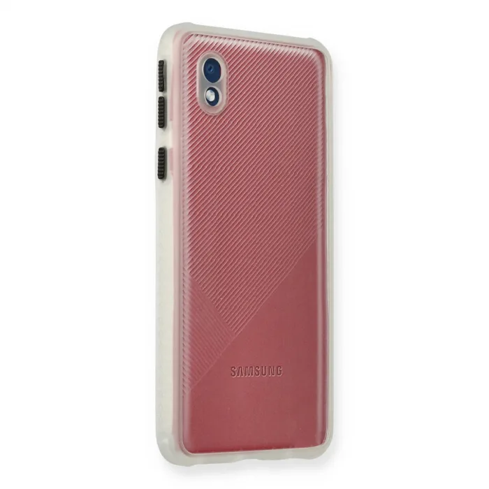 Samsung Galaxy A01 Core Kılıf Miami Şeffaf Silikon - Şeffaf
