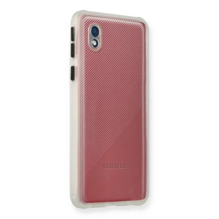 Samsung Galaxy A01 Core Kılıf Miami Şeffaf Silikon - Şeffaf