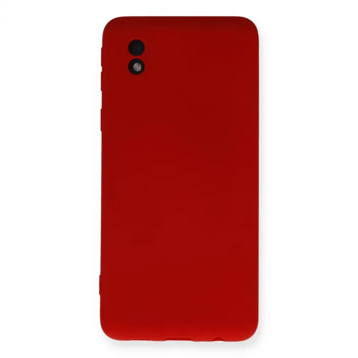 Samsung Galaxy A01 Core Kılıf Nano İçi Kadife Silikon - Kırmızı