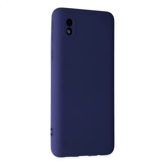 Samsung Galaxy A01 Core Kılıf Nano İçi Kadife Silikon - Lacivert