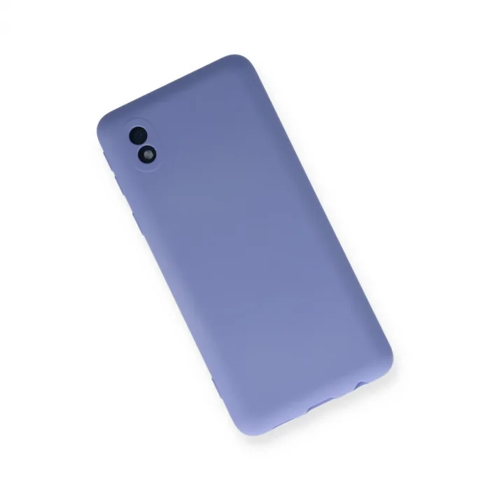 Samsung Galaxy A01 Core Kılıf Nano İçi Kadife Silikon - Lila