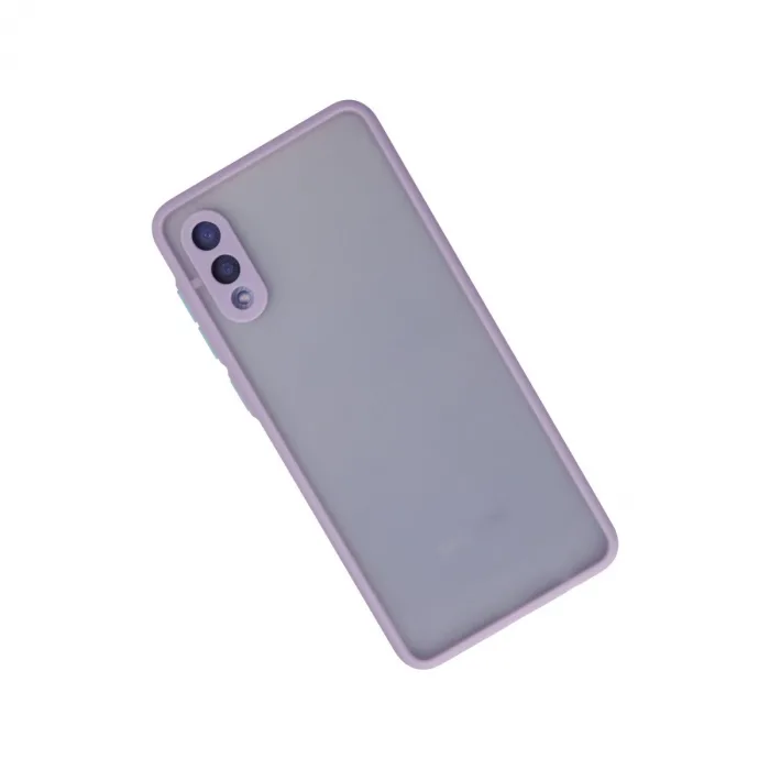 Samsung Galaxy A02 Kılıf Montreal Silikon Kapak - Mor