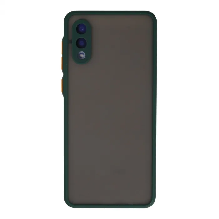 Samsung Galaxy A02 Kılıf Montreal Silikon Kapak - Yeşil